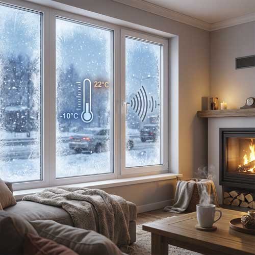 Uudet ikkunat pitävät lämmön sisällä ja äänet ulkona